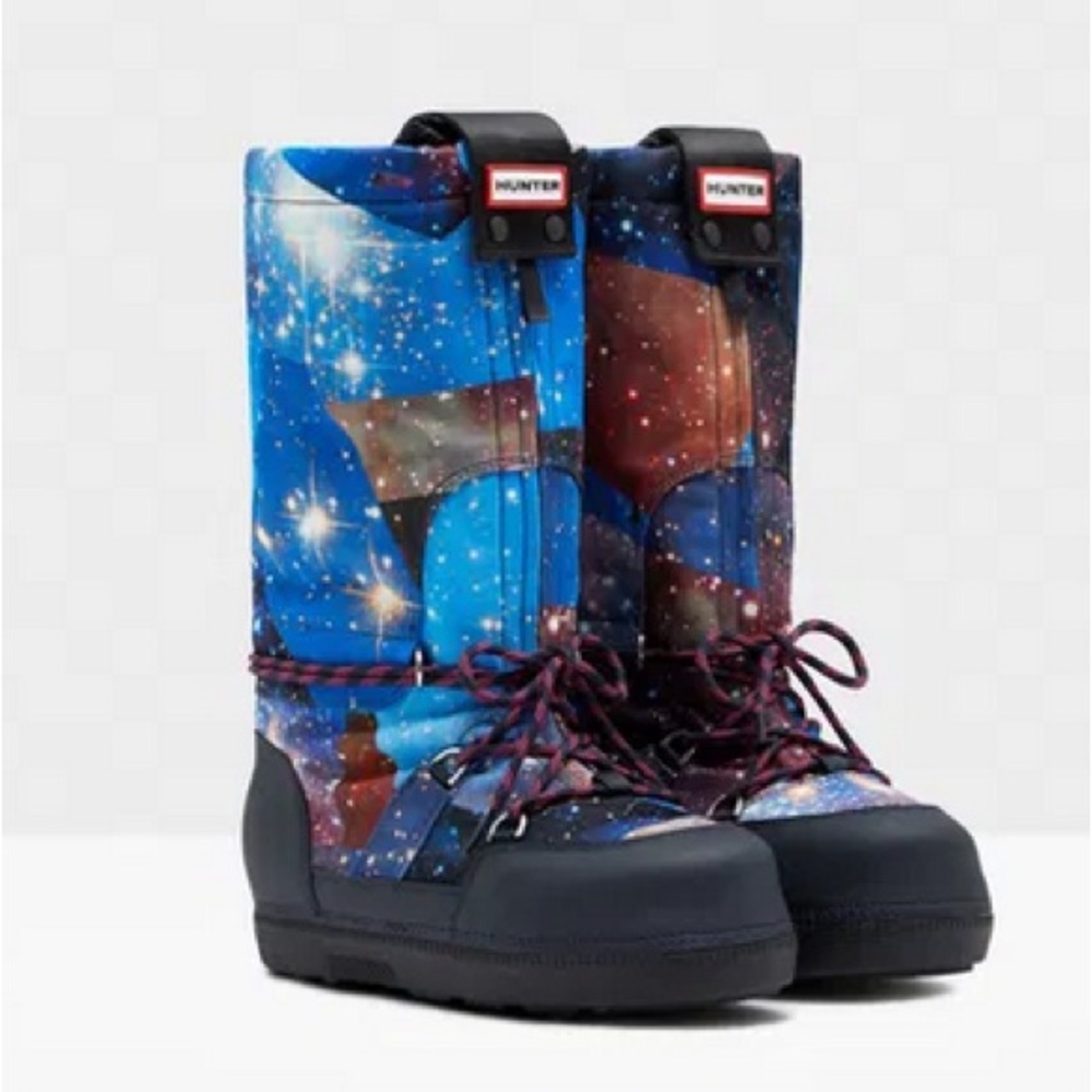 NWOB Hunter Space Camo Midnight Waterproof Winter Snow Moon Boot